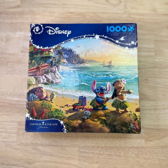 ceaco | Games | Disney Lilo And Stitch Thomas Kinkade 00 Piece Jigsaw ...